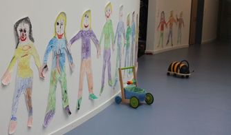 Flur der Kinderkrippe 